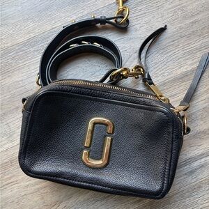 Marc Jacobs SoftShot 21 Leather Crossbody Bag